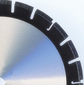 Laser Welded Synthetic Diamond Asphalt Cutting Blade With Undercutting Protections