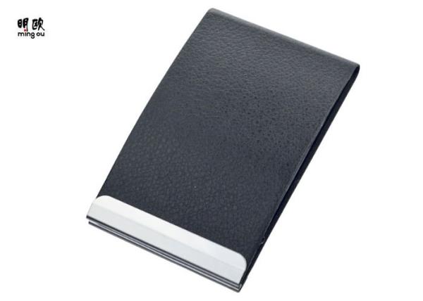 Fashion Pocket Visiting Card Holder , Pretty Personalised Leather Travel Card Holder