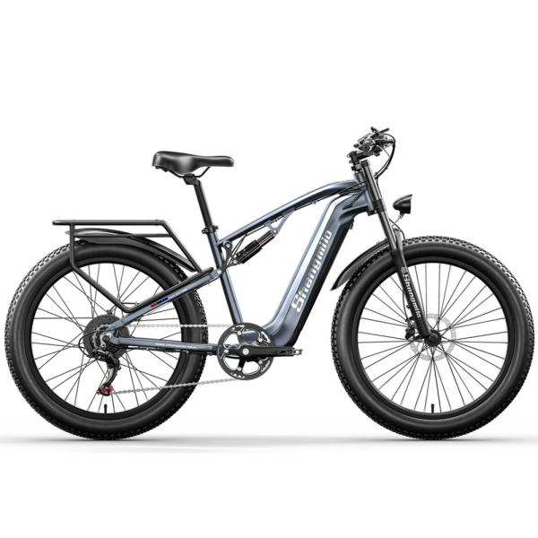 48V 500W Bafang Peak Electric Fat Tire Bike 1000W Full Suspension Mountain Ebike