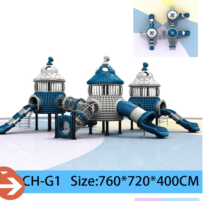 Pumpkin  Robot Theme Large Outdoor Playground Slide  Custom Plastic Combination Slides Climbing Tunnels Adventure Tubes for Parks Kindergartens  Resorts