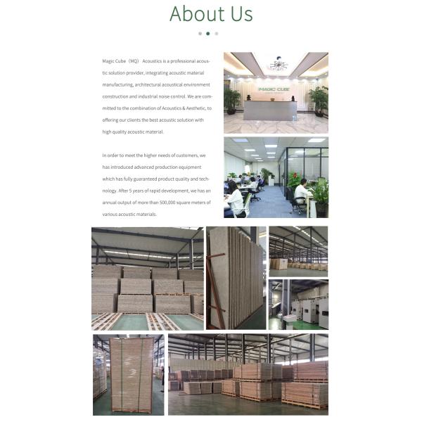 15 мм/ 20 мм/ 25 мм/ 35 мм деревянная шерсть и цементные акустические панели для поглощения звука