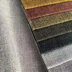 100%Polyester Sofa Textile High Quality of Yarn Dyed Woven Fabric for Sofa Line