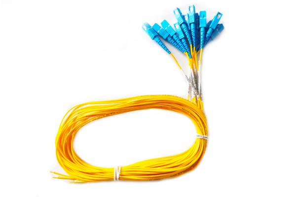 Simplex 2.0mm 1.2m SC UPC Fiber Optic Pigtail Low Insertion Loss