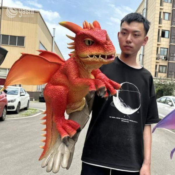 Interactive Dinosaur Hand Toy For Family Party Entertainment