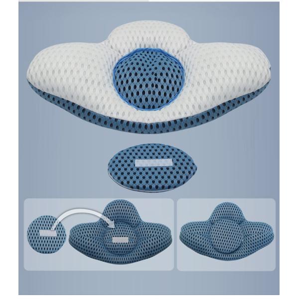 Cotton Knitted Jourm Ergonomic Orthopedic Backrest Back Cushion Lumbar Support Pillow
