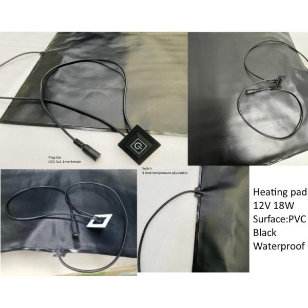 Far Infrared Reptile Heating Pads 40x60cm PVC Waterproof Pet Heating Pad DC 12V