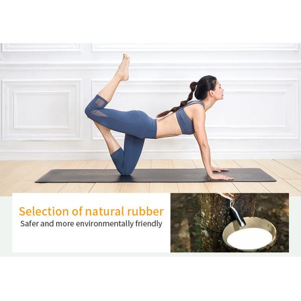 Golden Mandala With Position Line 5mm 68cm Wide PU Rubber Non Slip Yoga Mat For Pilates Fitness