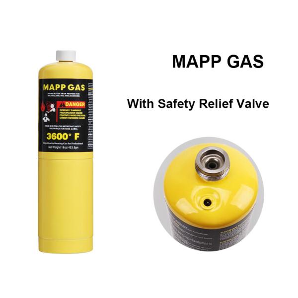 453.6g MAPP GAS 16 Oz Welding Gas Disposable Cylinder