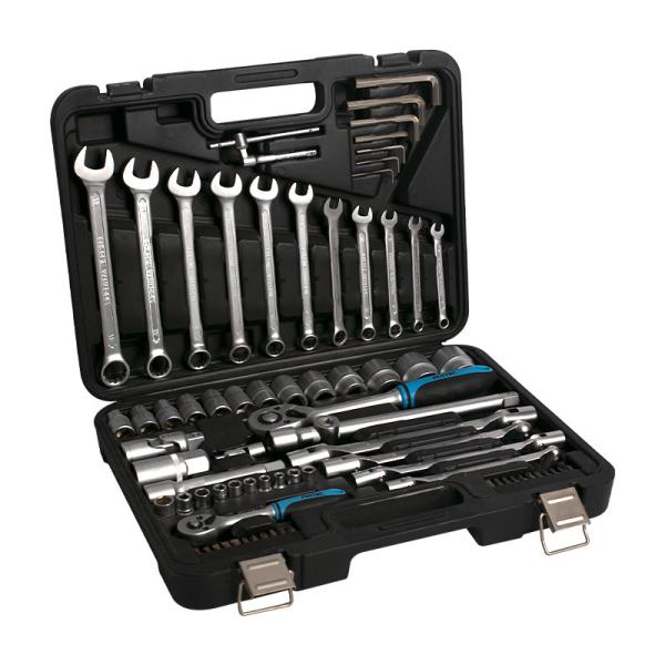 77pcs Stainless Steel 10mm Drop Forged Steel Wrench Set Car Repair Tool FHST2077