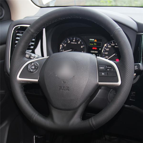 Accessories Artificial Leather Steering Wheel Cover for Mitsubishi Outlander Mirage ASX L200 2012 2013 2014 2015 2016