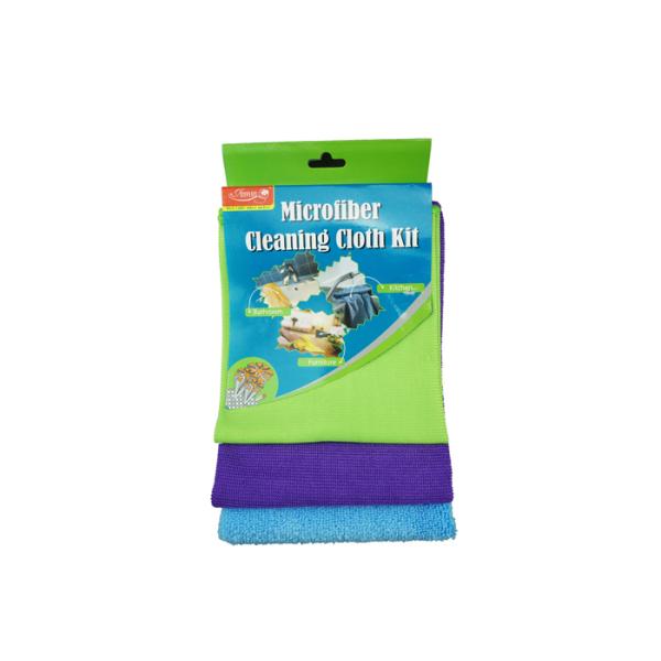 Microfiber cleaning cloth set  Kitchen cleaning cloth Kit