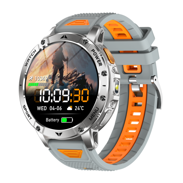 Support OEM & ODM | 1400mAh Battery IP68 Waterproof Smartwatch with 1.7 inch HD Screen and Fitness Tracking