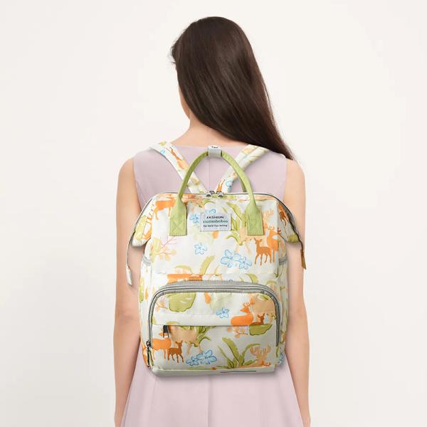 Travel Fashion Main Material Durable Waterproof Polyester Diaper Mummy Backpack Bag