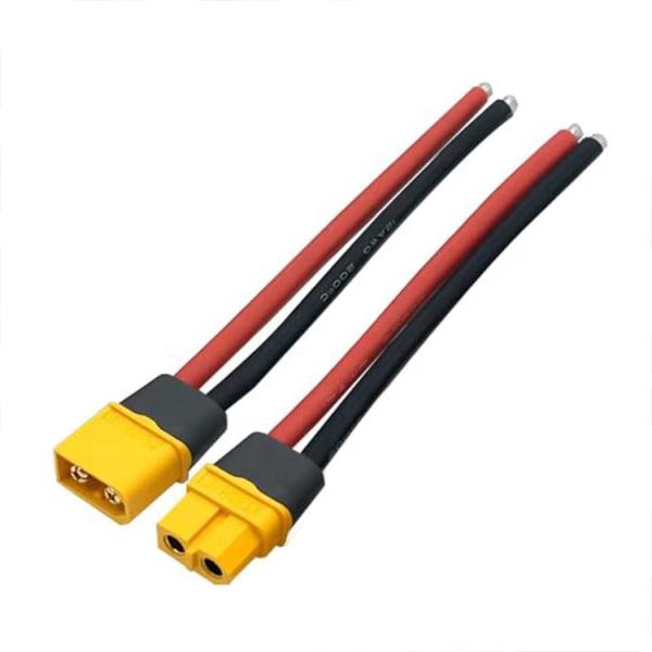 12AWG 100mm 150mm Silicon Wire XT60 XT60H XT60U Connector Male Female Sheath Housing Plug Cable for Battery FPV
