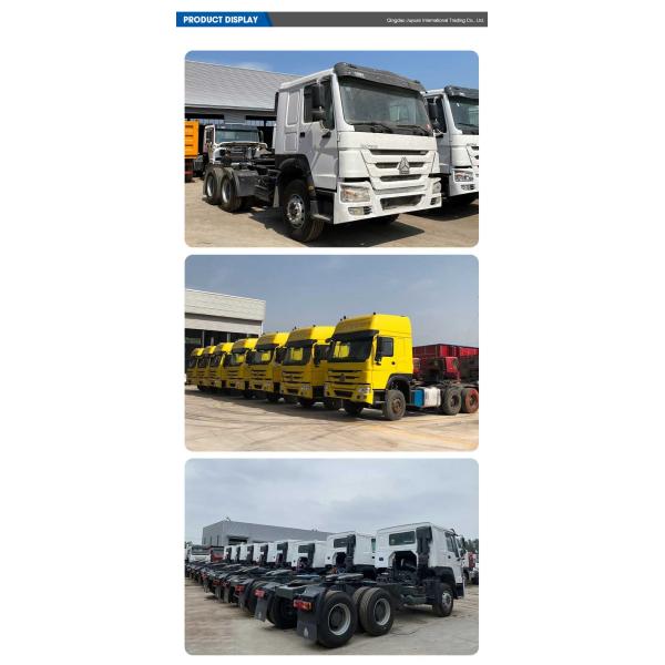 Подержанный трактор Sinotruk Howo с антиблокировочной тормозной системой ABS 6800x2496x2958 Размер