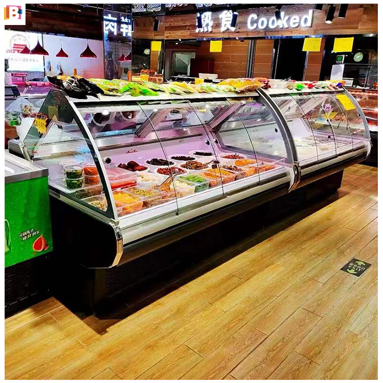 Fish Deli Cooler Showcase Undercounter Commercial Deli Display Fridge