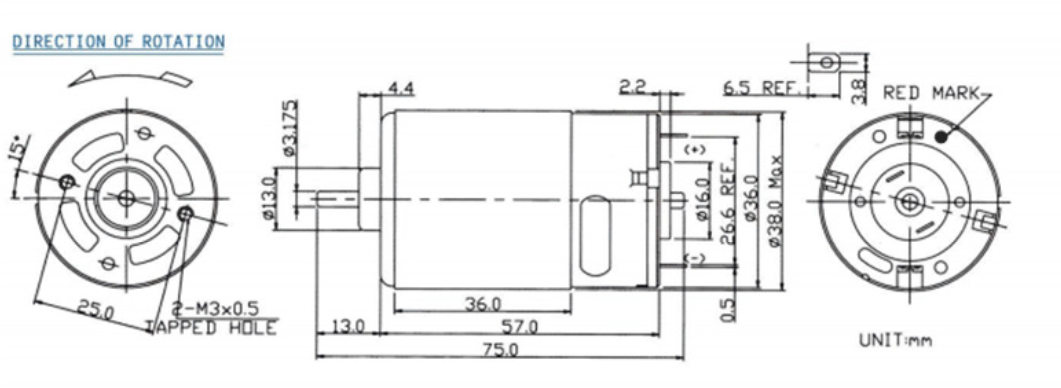вода мотора DC наивысшей мощности 100V/мотор вакуумного насоса 11260rpm высокоскоростной почищенный щеткой