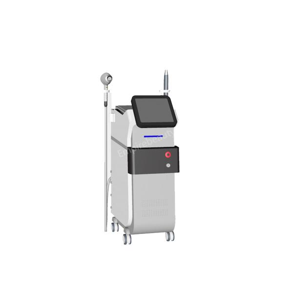 Commercial Laser Hair Tattoo Removal Machine 2 In 1 Diode Laser 808nm + Yag Laser 5320nm 1064 Nm