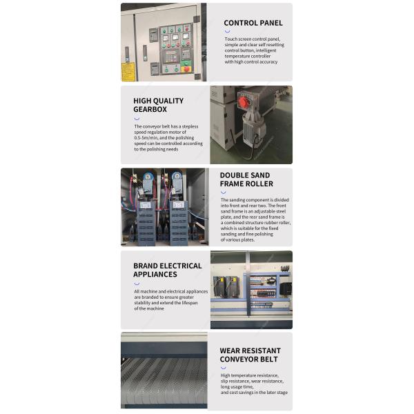 Floating Primer Lacquer Polishing Machine SR-R630 Heavy Duty Broadband Sanding Machine