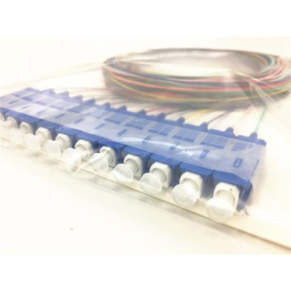 Color Coded SC/UPC Unjacketed 900um Fiber Optic Pigtail