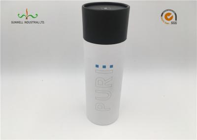 Boîte circulaire de papier recyclable d'emballage de pâte dentifrice de tubes de carton de couleur blanche