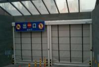 Portas de tecido de elevação vertical azul escuro para a indústria Aeroportos Estaleiros