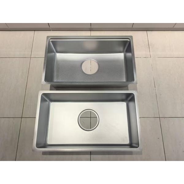 Customized Stainless Steel Single Bowl Sink for Kitchen Square and Timeless Design