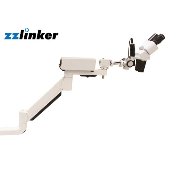 Surgical Adjustable Dental Loupes , Binocular Loupes 10x Trolly Type Extra Long Arm