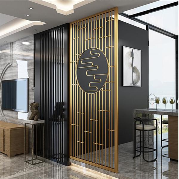 Раздел оформления интерьера рассекателя комнаты панели стены экрана металла нержавеющей стали декоративный