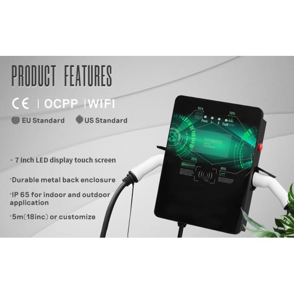 Type fixé au mur rapide de la station de charge à C.A. de la CE EV 22kw*2 - 2