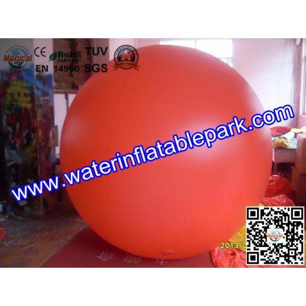 Durable PVC Inflatable Advertising Helium Balloon , OEM Inflatable Balloon For Exhibition