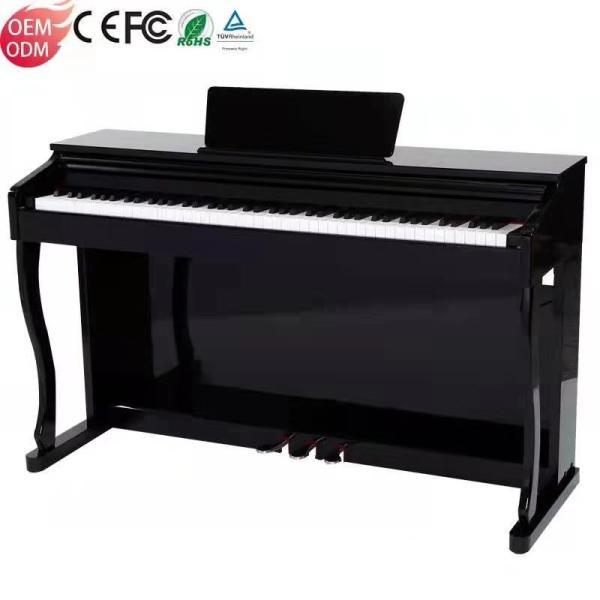 China Stage 88 Keys Musical Electric Pianos Mini Keyboard Price Digital-Piano Decorative Red Worlde Baby Grand Digital