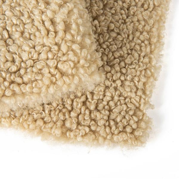 Padrão Plush Personalizar Impressão de cor sólida Tecido de Teddy falso para fabricação de casacos de inverno