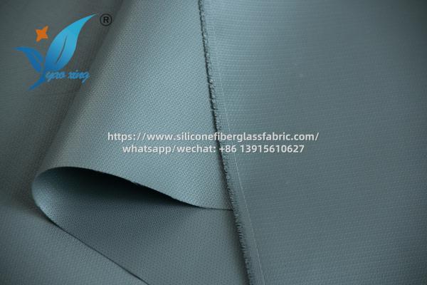 0.8mm Silicone Coated Fiberglass Fabric Heat Resistant Industrial
