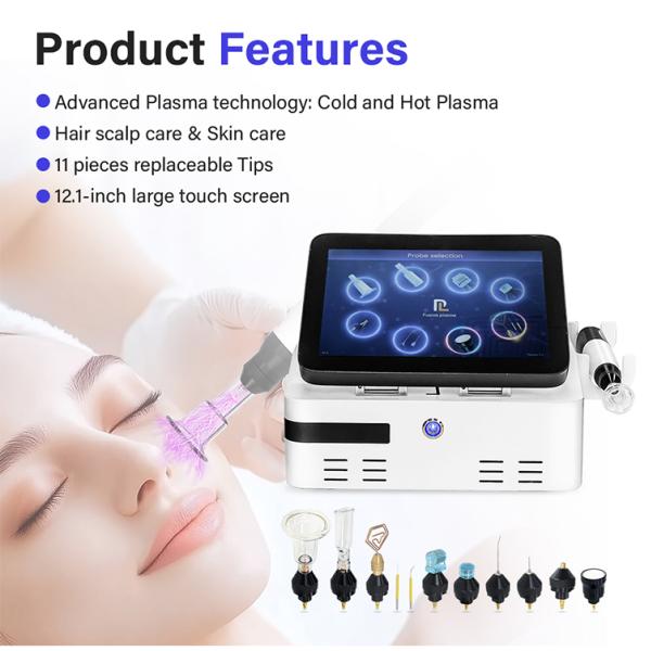 2025 Newest 11 in 1 Skin Lifting Hair Care Acne Treatment Hot & Cold Plasmasings Machine