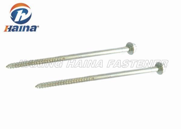 DIN 6928 Stainless Steel Hexagon Flange Head Self Tapping Screws / M10 Flange Bolts