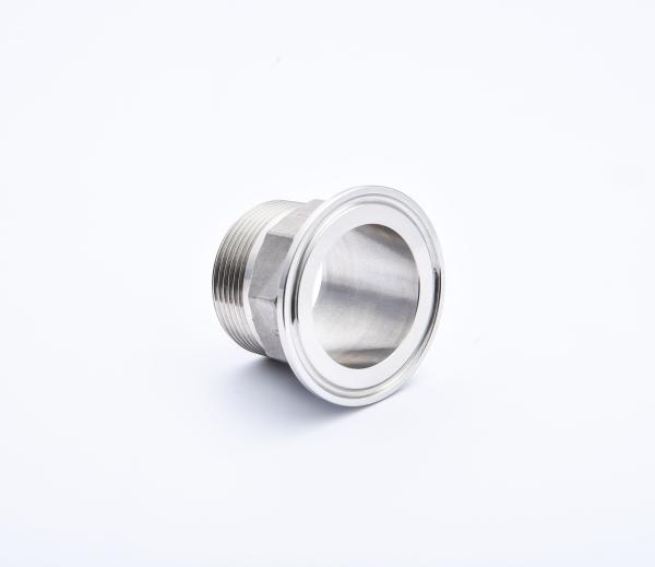 Male Hexagon Sanitary Stainless Steel 304 316L Thread Ferrule Tri Clamp Pipe Fitting
