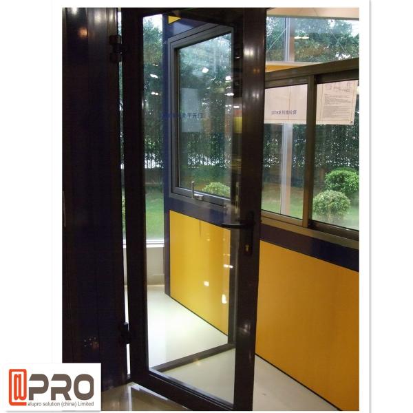Modern Bathroom Glass Aluminum Hinged Sliding Doors For Residential House aluminum double hinged door Stainless door hin