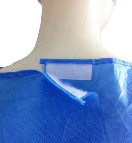 Disposable surgical gown with velcro for hospital,more discount surgical gown's supplier,