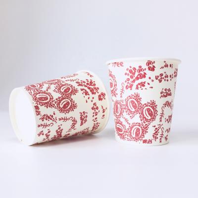 Coupe en papier unique enduite sans plastique écologique et sain 270 ml 9,5 oz imprimable