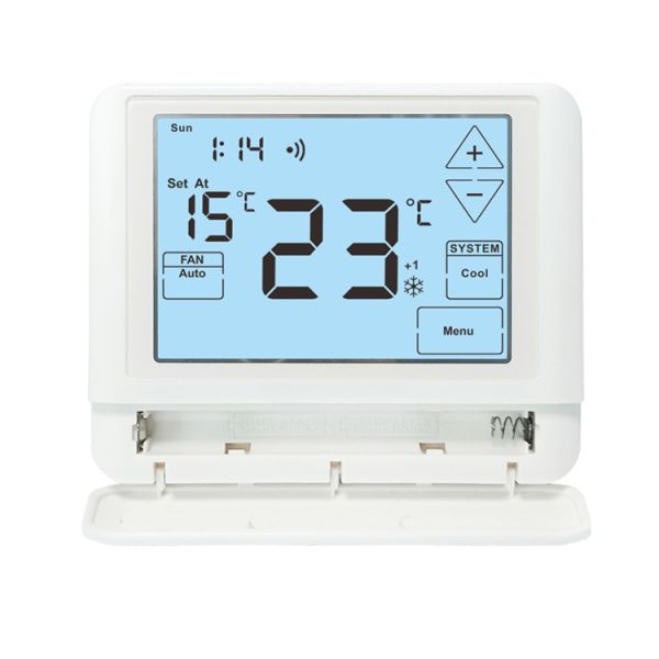 Temperature Control Ranges 44°F to 90°F Wired Temperature Controller Ideal for Conventional or Heat Pump Providing Temperature Regulation