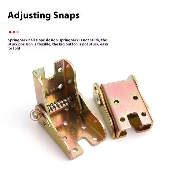 Furniture Connection Accessories 90-degree Self-locking Bracket Table Leg Folding Hinge Lock Extension Bracket