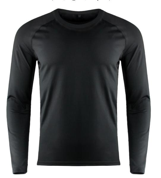 Mens Traing Top Long Sleeve Compression Shirt / Baselayer Shirt Raglan Sleeve
