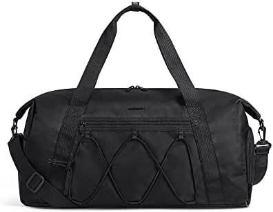 BAGSMART Gym Bag With Shoe Compartment & Wet Pocket, Lightweight Sports Travel Duffel Bag, C TO STORE SPORTS SHOES WATER