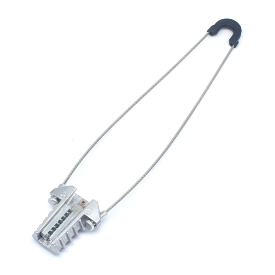 Aluminium Alloy 7KN ADSS Anchor Clamp For Hanging Cable
