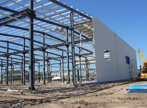 Prefabricated Structural Steel Frame Building Construction Industrial Workshop/Warehouse
