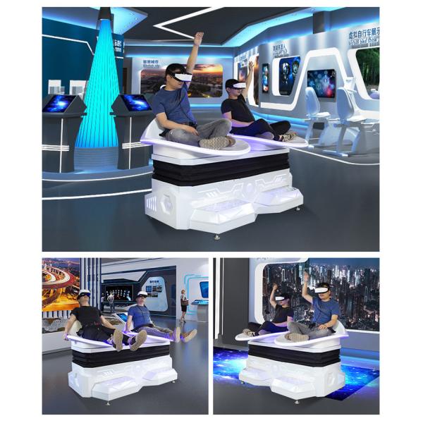 Скольжение имитатора игры VR русских горок двойных мест 9d с возбуждая опытом