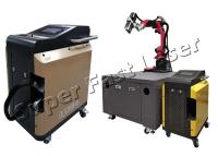 Robô automático da limpeza da imagem latente da visão da máquina 3D da limpeza da oxidação do laser