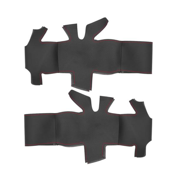 New Arrival Custom Black Leather Car Accessories Hand Sewing Steering Wheel Cover For Renault Megane 3 (Coupe) RS 2010-2016