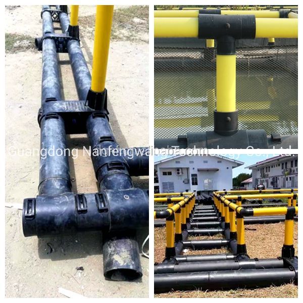 Cage à poissons en plastique HDPE carré certifiée CE Diamètre 10m - 60m